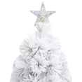 thumbnail image 6 of vidaXL Artificial Pre-lit Christmas Tree Xmas Tree Decoration White Fiber Optic, 6 of 40