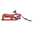 thumbnail image 5 of Red Snow Racer Sled for Kids, Winter Sport Ski Sled Slider Board with Steering Wheel & Footrest, 220 lbs Capacity Snow Sled for Kids, Teenagers, Adult, 5 of 16