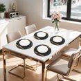 thumbnail image 7 of REGALWOVEN Placemats Set of 6 Faux Leather Placemats for Kitchen Dining Table Decor Washable Heat Resistant Table Placemats Wipeable Table Mat Black 15*15in, 7 of 7