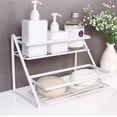thumbnail image 3 of LABSERRON 1Pcs Layered Storage Rack for Cosmetics and Kitchen Items in White 24.8x15.1x18.5in, 3 of 8