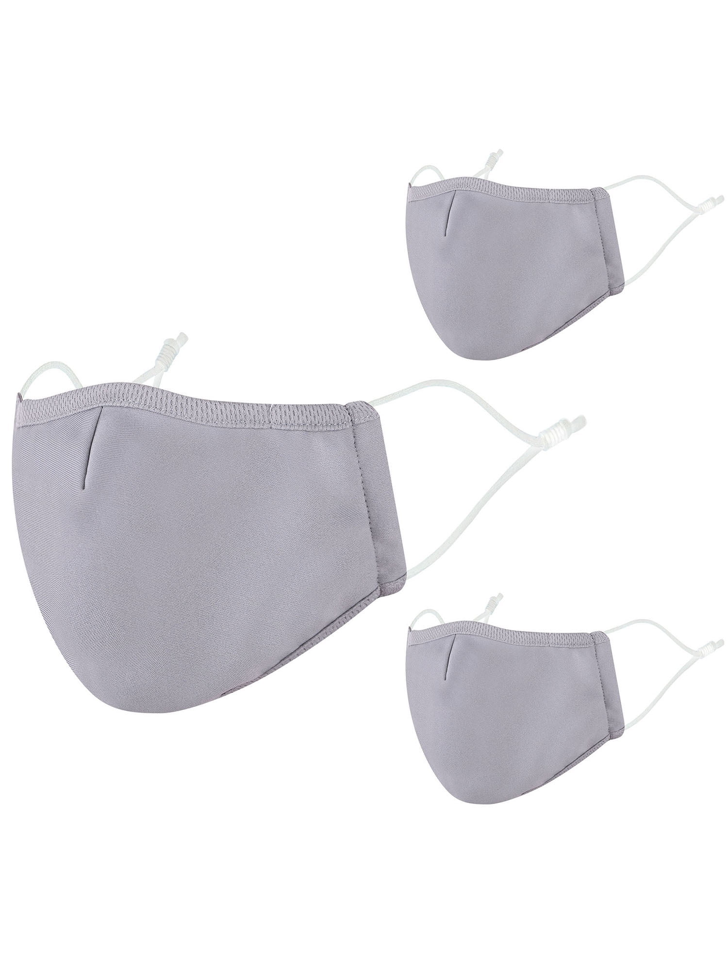 3 Pcs Premium Cloth Face Mask, Reusable Washable Mouth Covering Masks