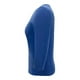 thumbnail image 3 of Playera George Para mujer, Manga al codo, cuello V Lisa   Azul Talla G, 3 of 4