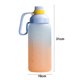thumbnail image 3 of Vaso degradado de gran capacidad, botella de agua duradera y báscula (gradiente azul), 3 of 5