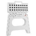 thumbnail image 2 of Casafield 11" Folding Step Stool with Handle - White, Collapsible Foot Stool for Kids and Adults, 2 of 7