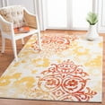thumbnail image 2 of SAFAVIEH Adirondack Hortense Floral Area Rug, Grey/Gold, 6'7" x 6'7" Square, 2 of 8