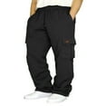 thumbnail image 1 of POINTERTECK Mens Loose Cargo Pants Cual Drawstring Eltic Waist Wide Leg Athletic Sweatpants Outdoor Trousers, 1 of 3