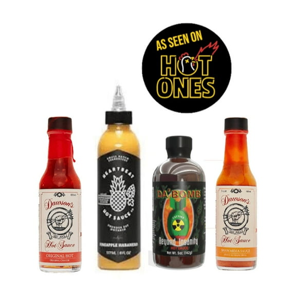 As Seen on Hot Ones 4 Pack