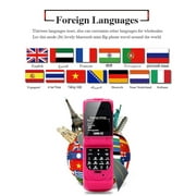 2G Mini Flip Children's Phone 0.66 Inch Wireless Bluetooth Dialer Magic Voice