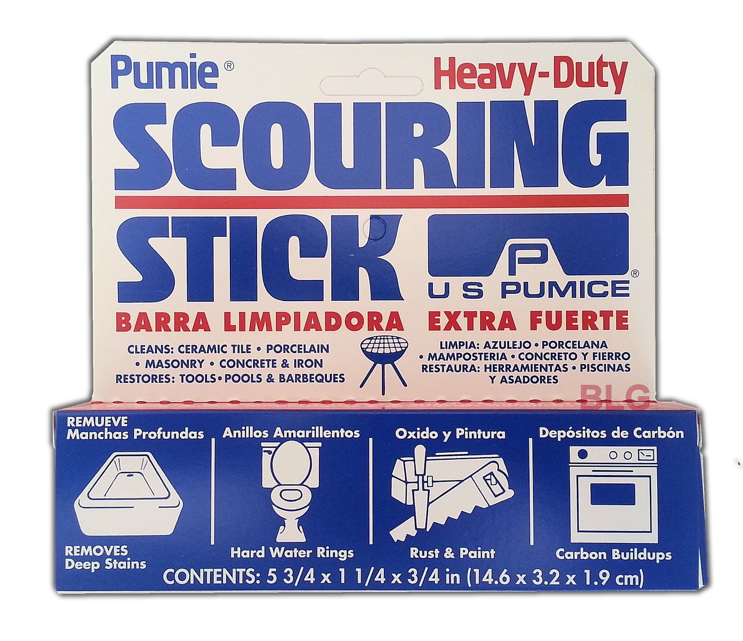 Heavy Duty Pumice Bar Multi Use scrub/scour qty3 kitchen/bathroom scrubber NEW 