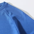 thumbnail image 4 of T-shirt Homme Ajusté Col Rond en Maille Décontracté Manches Longues Bleu Classique Automne Taille m, 4 of 5