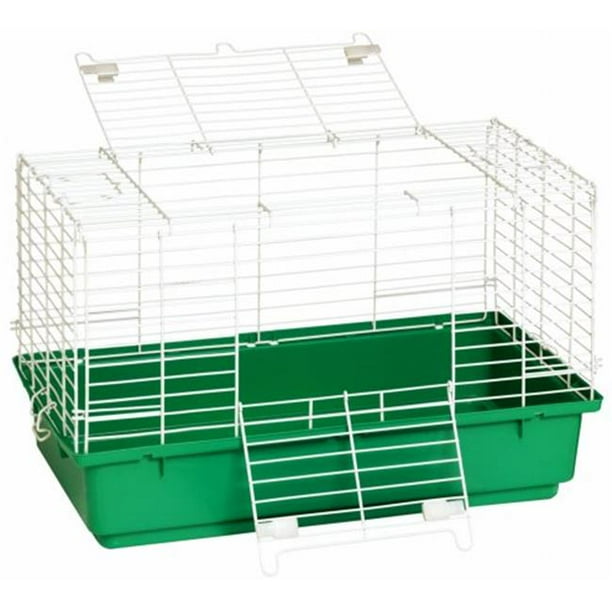 24.5 in. Rabbit Cage With Plastic Tray