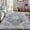 Gray, variant on GlowSol 5x7 Area Rug Persian Rug Vintage Medallion Rug Floral Print Floor Carpet Washable Rug Soft Foldable Accent Rug for Nursery Playroom Apartment, Taupe