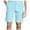 Blue - blueradiance, variant on Mens Cotton Casual Walking Shorts, Blue, 30