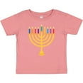 thumbnail image 3 of Inktastic Hanukkah Menorah Candles Boys or Girls Baby T-Shirt, 3 of 5