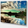 thumbnail image 2 of Sky Nuages Miroir dans la Rivière Panorama - Impression sur Toile Paysage, 2 of 3