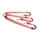 thumbnail image 1 of Soidarity Arnés de nailon para caballo LED, para paseos nocturnos, cuello de coraza de caballo con luz LED, fácil Cuidado ecuestre y deportes rojo, 1 of 6