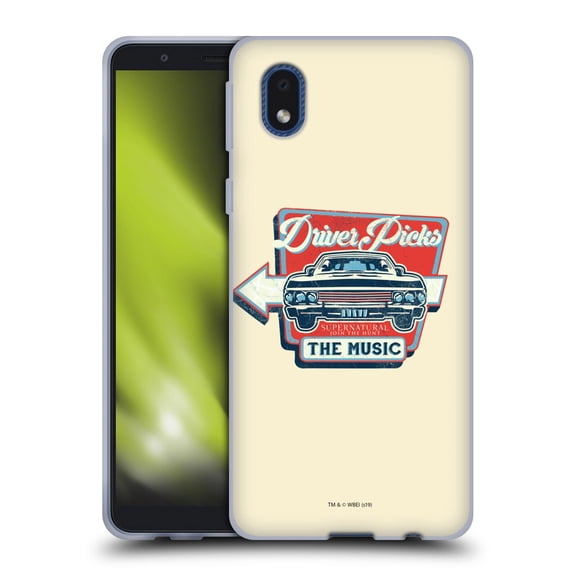 Head Case Designs Officially Licensed Supernatural Vectors Driver Picks Soft Gel Case Compatible with Samsung Galaxy A01 Core (2020)