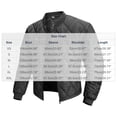 thumbnail image 2 of Mifsaly Quilted Bomber Jacket Men Full Zip Lightweight Puffer Coat Diamond Stitch Long Sleeve Casual Warm Outerwear for Fall Winter Travel Work Everyday Black,XS, 2 of 4