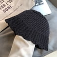 thumbnail image 1 of LinYooLi Chapeau Seau Tricoté Automne Hiver Chapeaux de Pêcheur Patchwork Contrasté pour Femmes Extérieur Pliable Gorros, 1 of 6