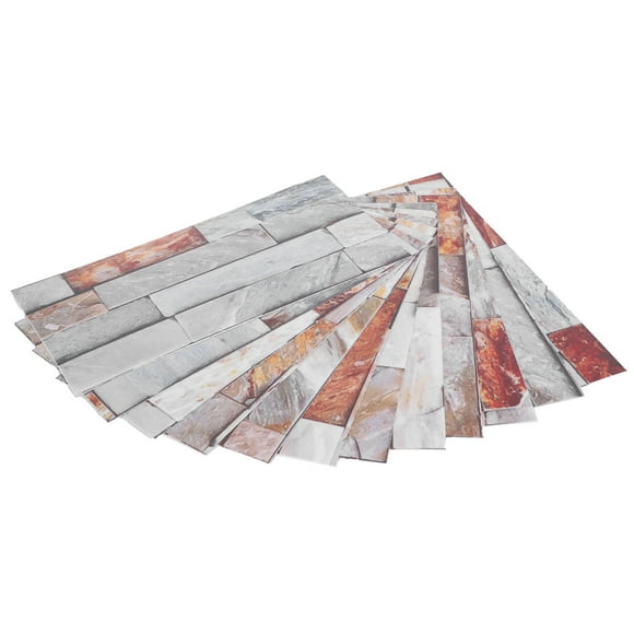 Self-Adhesive Sticker, PVC Marble Tile Sticker Floor Decal  For Bathroom For Kitchen For Living Room KIT046