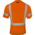 thumbnail image 2 of Ironwear 1840 Class 3 Hi-Vis Two-Toned Reflective Short Sleeve Safety T-Shirt (Orange/Black, Large), 2 of 3