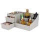 thumbnail image 3 of Estuche de maquillaje profesional, caja de almacenamiento de cosméticos, organizador de belleza de escritorio con cajón, 3 of 8