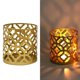 thumbnail image 4 of Portaves hueco de hierro forjado, portaves con taldo creativo, candeliere decorativo de , soporte para decoración para hogar Colco Candelero casero, 4 of 8