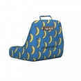 thumbnail image 2 of Pop Art Reading Pillow Cover, Hipster Banana Graphic Exotic Fruits Island Food Jungle Tropical Design, Unstuffed Printed Bed Rest Case from Soft Fabric, XL Size, Cobalt Blue Mustard, by Ambesonne, 2 of 4