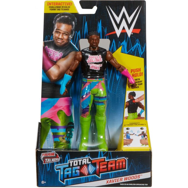 WWE Tough Talkers Total Tag Team Xavier Woods Action Figure
