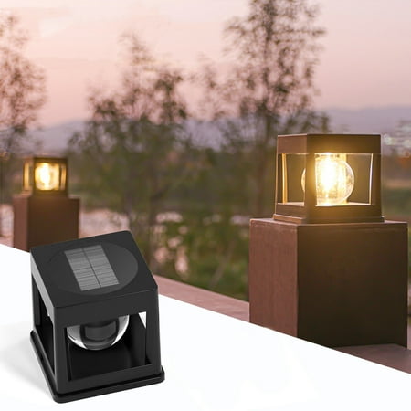

SHIMELE Solar Post Lights Outdoor Fence Cap Light for Posts Patio Garden Decoration Lighting Solar Outdoor Post Cap Lights Light for Fence