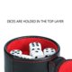 thumbnail image 2 of Juego de dados de cuero, taza portátil para agitar, barra, taza con dados, 1 Juego, 2 of 5