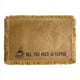 thumbnail image 1 of Granjero Gordo Juego de 4 manteles individuales de yute, superficie protectora, mantel antideslizante lavable (17,7 x 11,8 pulgadas, A05), 1 of 5
