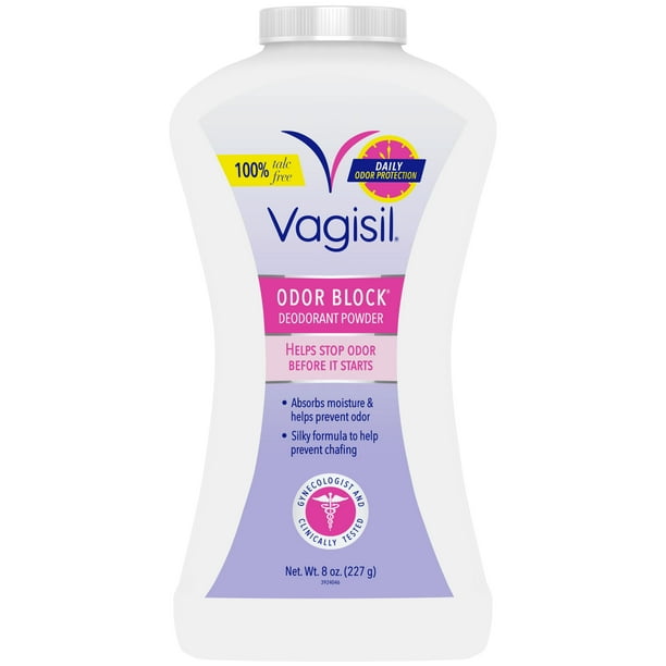 Vagisil Daily Intimate Deodorant Powder, With Patented Odor Block Protection And 100 TalcFree