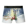 thumbnail image 2 of Merry Christmas Italian Greyhound Snowy Winter with Gifts Tree Decorations All Over Print Boxer Briefs Underwear for Men Dad Greyhound Dog Lover - 12020, 2 of 6