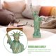 thumbnail image 5 of OUNONA Estatua Decorativa Verde De En Resina Para Ambiente Alegre Y Único, 5 of 5