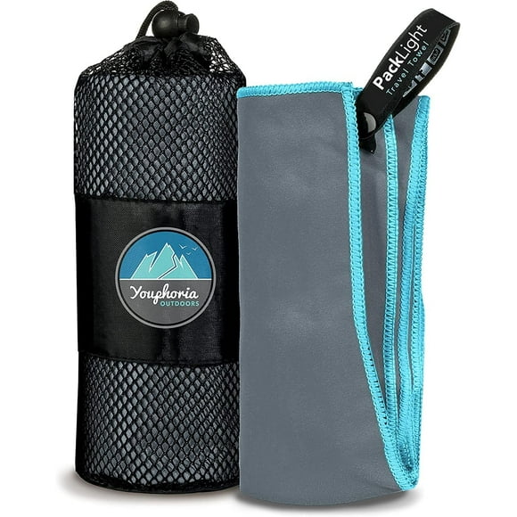 Youphoria Toalla De Viaje De Microfibra De Secado Rápido, Ligera, Toalla De Secado Rápido Para Acampar, Playa, Mochilero, Senderismo Y Deporte