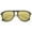 Black-Gold / Gold Mirror, variant on sunglassLA Unisex Modern Keyhole Bridge Horn Rimmed Colored Mirror Lens Aviator Sunglasses (Black-Silver / Silver Mirror) - 53mm