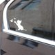 thumbnail image 4 of 2 piezas pegatina de gato para coche BRILLAR negro blanco, 4 of 5