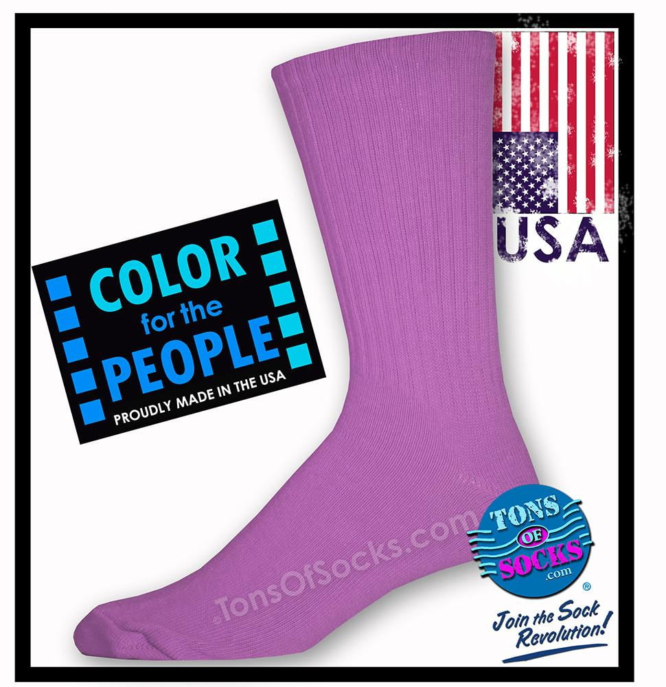 mens colored crew socks
