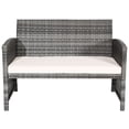 thumbnail image 5 of Patiojoy 4 PCS Patio Wicker Furniture Outdoor Rattan Chairs w/Cushions, 5 of 7