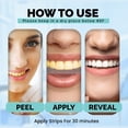 thumbnail image 3 of Tiras blanqueadoras de dientes Ollie, 28 unidades, 14 tratamientos con guía, 3 of 7