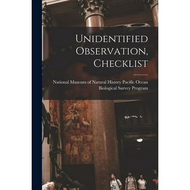 Unidentified Observation, Checklist, (Paperback)