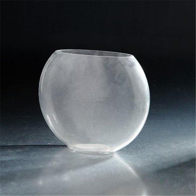 8 x 4 x 8.5 Po. Vase en Verre, Transparent