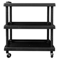 thumbnail image 5 of vidaXL 3-Tier Workshop Tool Trolley Black 29.5"x14.8"x36.2" PP, 5 of 6