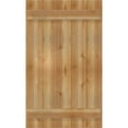thumbnail image 5 of 26 7/8"W X 45"H Timbercraft Five 5 3/8" Boards Joined Board-N-Batten Shutters, Rough Sawn Western Red Cedar (Per Pair), 5 of 13