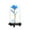 Blue, variant on Dvkptbk Valentines Day Decor Romantic Glass Rose Flower Wedding Led Light Decoration Valentine's Day Gift Valentines Day Gifts