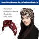 thumbnail image 5 of Turbante africano Sonducket 1 pieza con patrón de flores color Rojo, 5 of 5