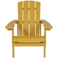 thumbnail image 2 of Flash Furniture Charlestown All-Weather Poly Resin Wood Adirondack Chair in Yellow, 2 of 5