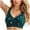 Green, variant on Push Up Bras for Women Breathable Lightly Lined Bralettes Front Closure Bras Green S