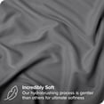 thumbnail image 4 of Bare Home Pillow Sham Set - Premium 1800 Collection - Double Brushed - Euro, Gray, 4 of 9